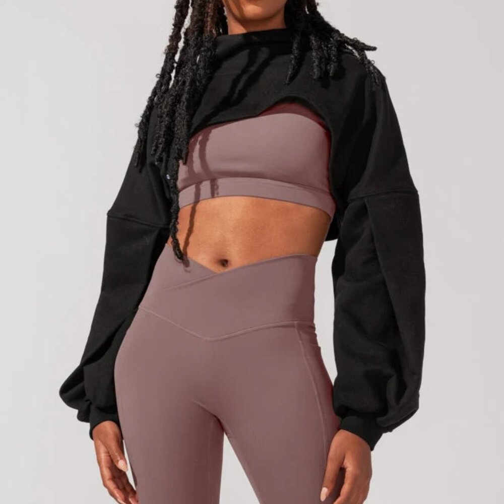 BRAND NEW Popflex Mockneck Shruggie - Black